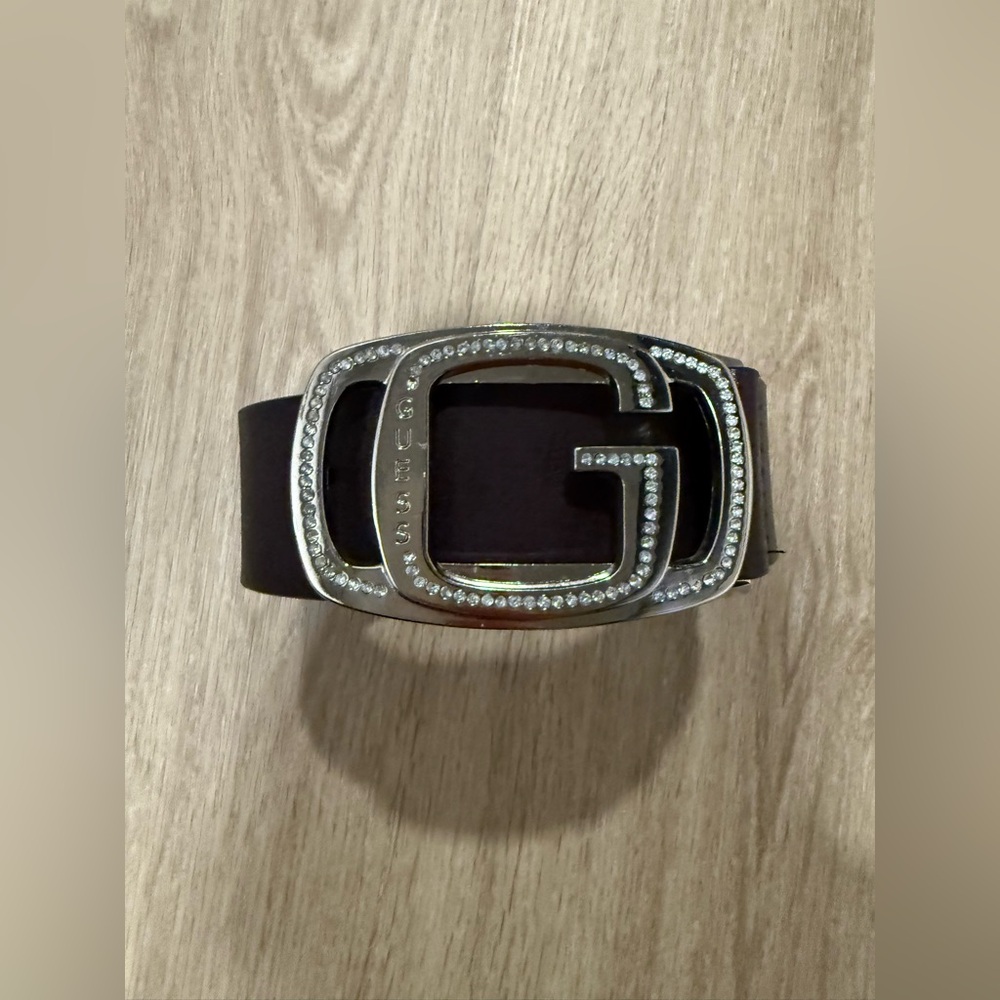 GUESS Belt with Silver Buckle - Picture 2 of 5